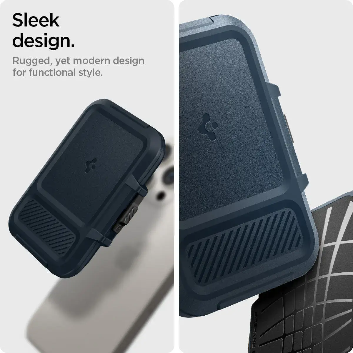 Spigen Lock Fit MagFit MagSafe Portemonee en Kaarthouder voor Pasjes Grijs afbeelding 9