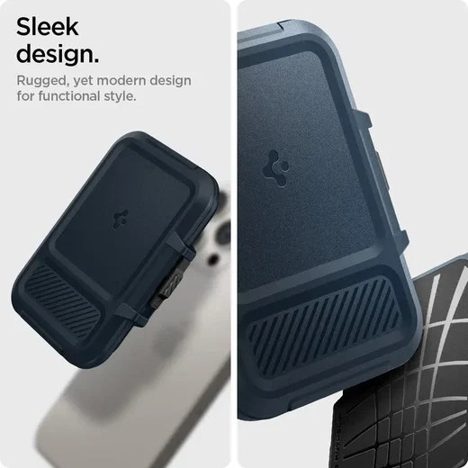 Spigen Lock Fit MagFit MagSafe Portemonee en Kaarthouder voor Pasjes Grijs afbeelding 9