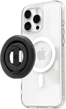 Spigen O-Mag Magnetische MagSafe Vinger Ring Houder Verstelbare Standaard Zwart