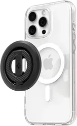 Spigen O-Mag Magnetische MagSafe Vinger Ring Houder Verstelbare Standaard Zwart afbeelding