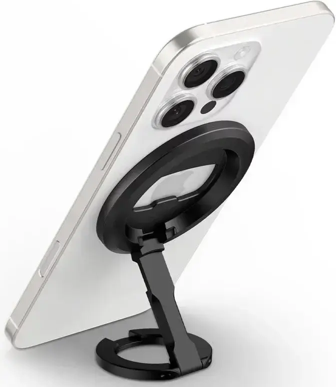 Spigen O-Mag Magnetische MagSafe Vinger Ring Houder Verstelbare Standaard Zwart afbeelding 11