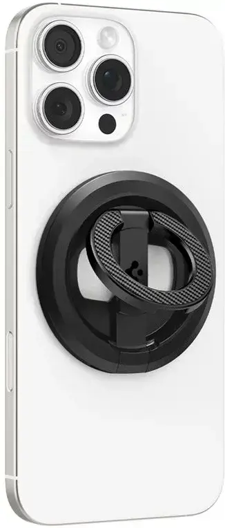 Spigen O-Mag Magnetische MagSafe Vinger Ring Houder Verstelbare Standaard Zwart afbeelding 9