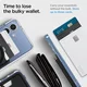 Spigen Valentinus MagFit+ Magnetische MagSafe Kaarthouder Zwart afbeelding 6