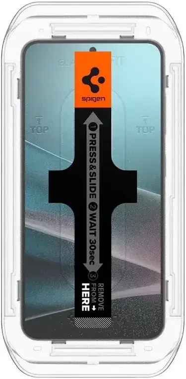 Spigen EZ Fit GLAS.tR Samsung Galaxy S25 Plus / S24 Plus Privacy Glass 2-Pack afbeelding 10