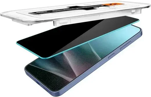 Spigen EZ Fit GLAS.tR Samsung Galaxy S25 Plus / S24 Plus Privacy Glass 2-Pack afbeelding 11