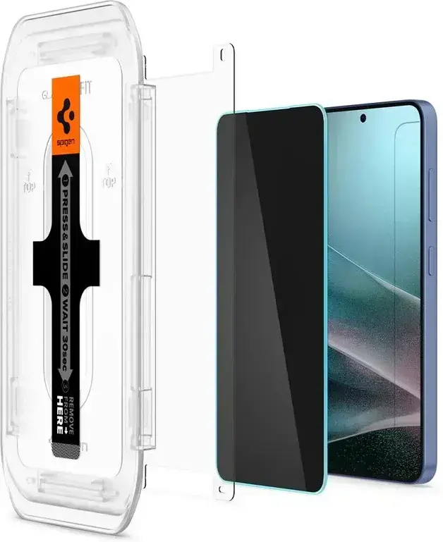 Spigen EZ Fit GLAS.tR Samsung Galaxy S25 Plus / S24 Plus Privacy Glass 2-Pack afbeelding 12