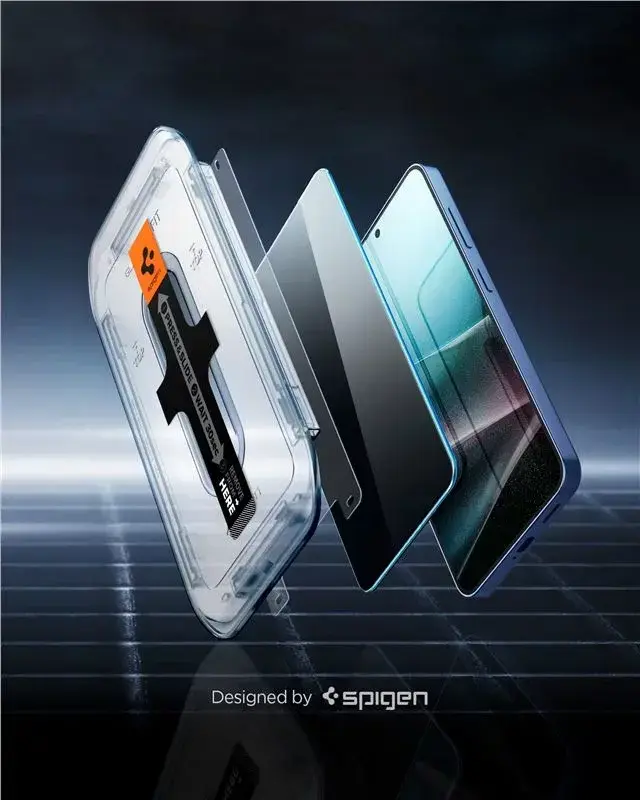 Spigen EZ Fit GLAS.tR Samsung Galaxy S25 Plus / S24 Plus Privacy Glass 2-Pack afbeelding 13