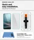 Spigen EZ Fit GLAS.tR Samsung Galaxy S25 Plus / S24 Plus Privacy Glass 2-Pack afbeelding 6