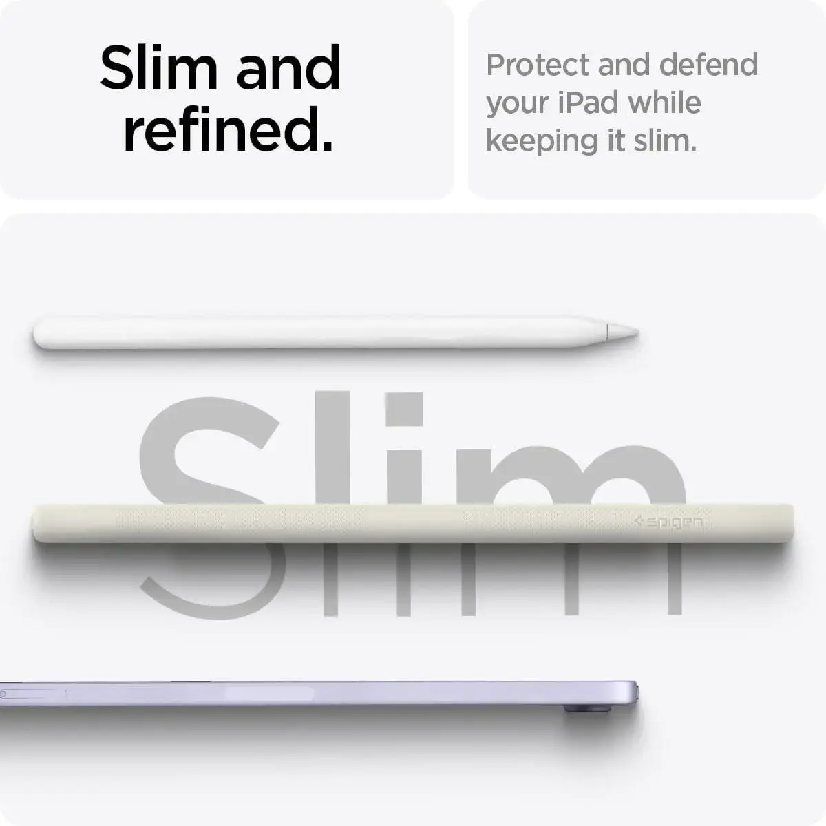 Spigen Nano Pop Apple iPad Mini 7 / 6 Hoes Back Cover Beige afbeelding 6