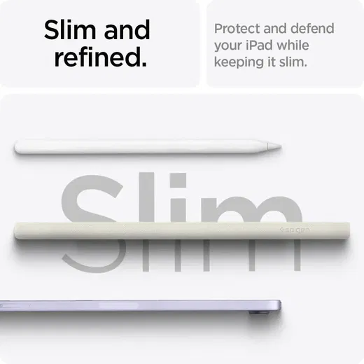 Spigen Nano Pop Apple iPad Mini 7 / 6 Hoes Back Cover Beige afbeelding 6