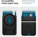 Spigen Valentinus MagFit Magnetische MagSafe Kaarthouder Zwart afbeelding 3