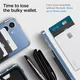 Spigen Valentinus MagFit Magnetische MagSafe Kaarthouder Zwart afbeelding 6