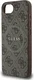 Guess iPhone 17e / 16e Hoesje MagSafe Hard Case 4G Monogram Logo Bruin afbeelding 6