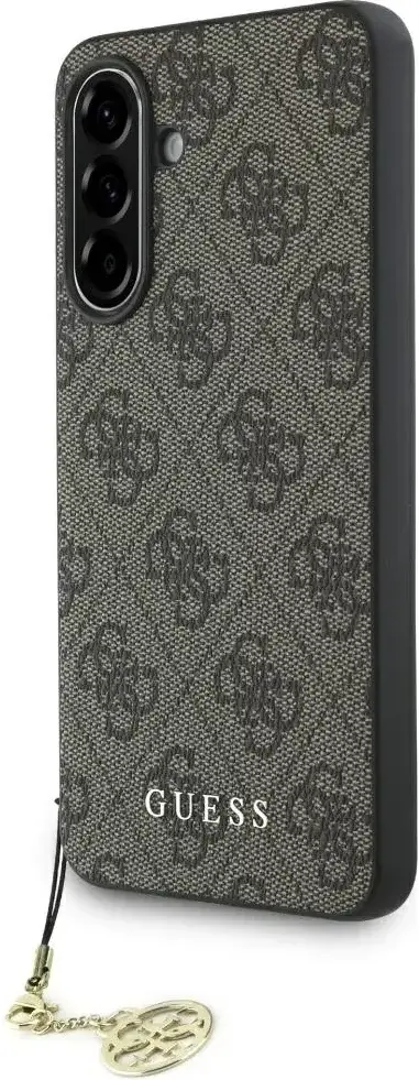 Guess Samsung Galaxy A36 Hoesje Charm Back Cover Bruin afbeelding 1