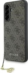 Guess Samsung Galaxy A36 Hoesje Charm Back Cover Bruin afbeelding