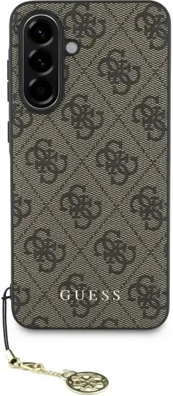 Guess Samsung Galaxy A56 Hoesje Charm Back Cover Bruin afbeelding 3