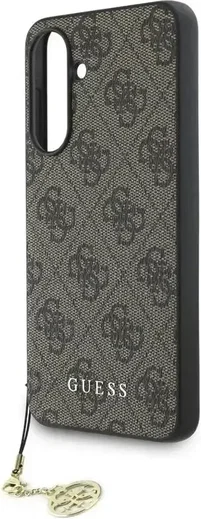 Guess Samsung Galaxy A56 Hoesje Charm Back Cover Bruin afbeelding 6