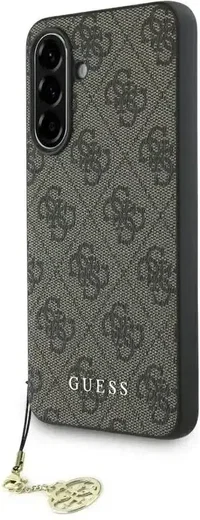 Guess Samsung Galaxy A56 Hoesje Charm Back Cover Bruin afbeelding 7