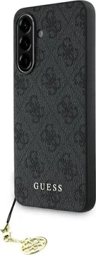 Guess Samsung Galaxy A56 Hoesje Charm Back Cover Zwart