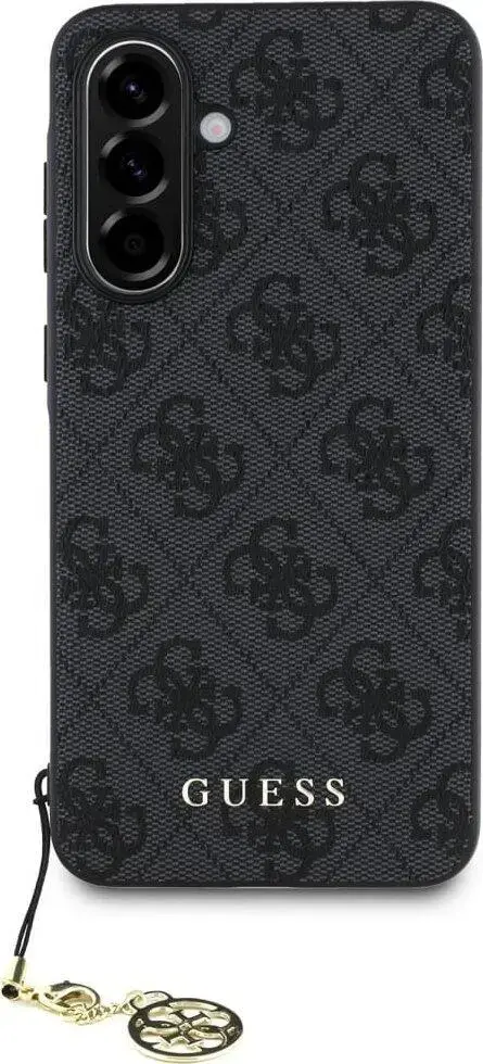 Guess Samsung Galaxy A56 Hoesje Charm Back Cover Zwart afbeelding 2