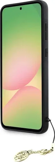 Guess Samsung Galaxy A56 Hoesje Charm Back Cover Zwart afbeelding 4