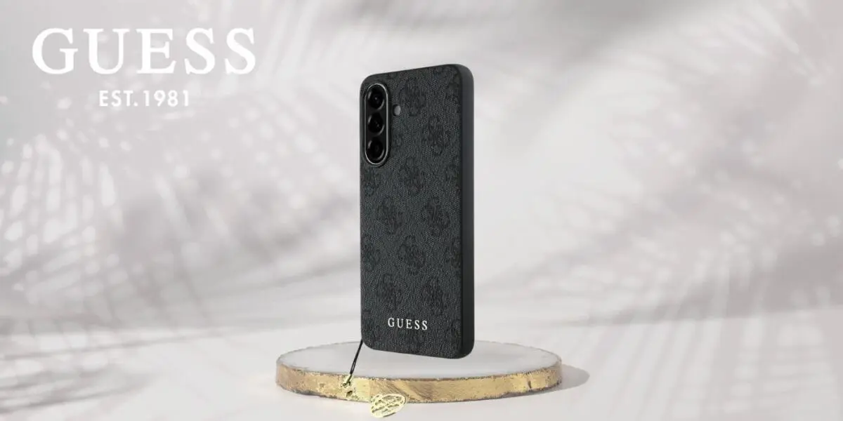 Guess Samsung Galaxy A56 Hoesje Charm Back Cover Zwart afbeelding 8