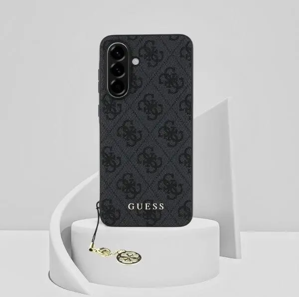 Guess Samsung Galaxy A56 Hoesje Charm Back Cover Zwart afbeelding 9
