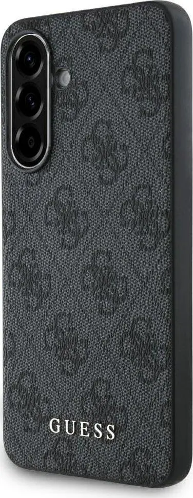 Guess Samsung Galaxy A36 Hoesje Hard Case 4G Logo Metal Zwart afbeelding 1