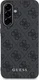 Guess Samsung Galaxy A36 Hoesje Hard Case 4G Logo Metal Zwart afbeelding 2
