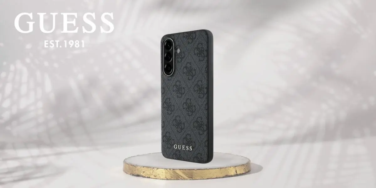 Guess Samsung Galaxy A36 Hoesje Hard Case 4G Logo Metal Zwart afbeelding 8