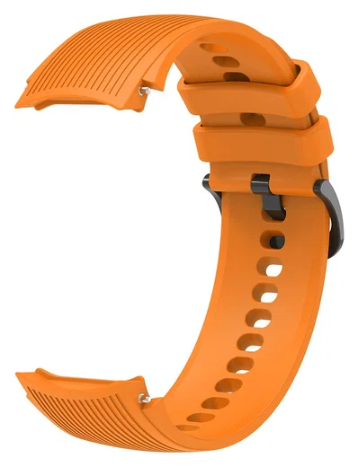 OnePlus Watch 3 / 2R / 2 Bandje - Siliconen met Gespsluiting - Oranje afbeelding 3