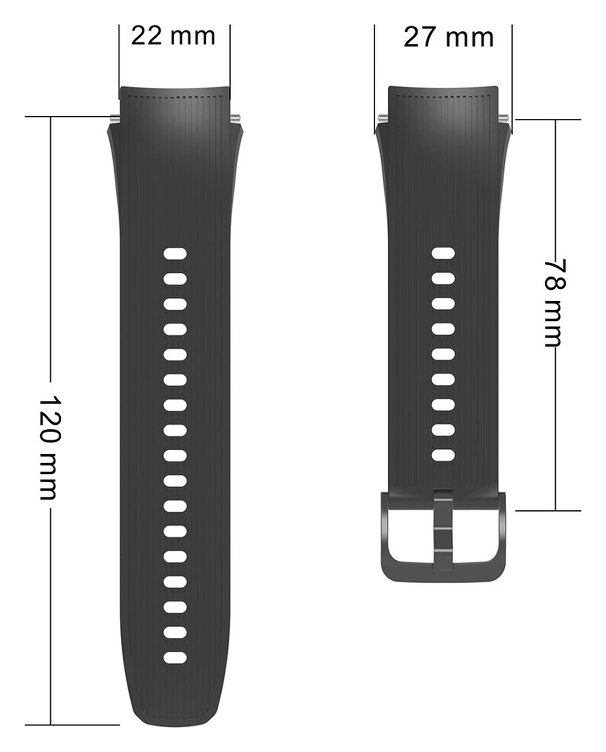 OnePlus Watch 3 / 2R / 2 Bandje - Siliconen met Gespsluiting - Oranje afbeelding 6