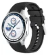 OnePlus Watch 3 / 2R / 2 Bandje Siliconen - met Gespsluiting - Zwart afbeelding 2