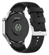 OnePlus Watch 3 / 2R / 2 Bandje Siliconen - met Gespsluiting - Zwart afbeelding 3