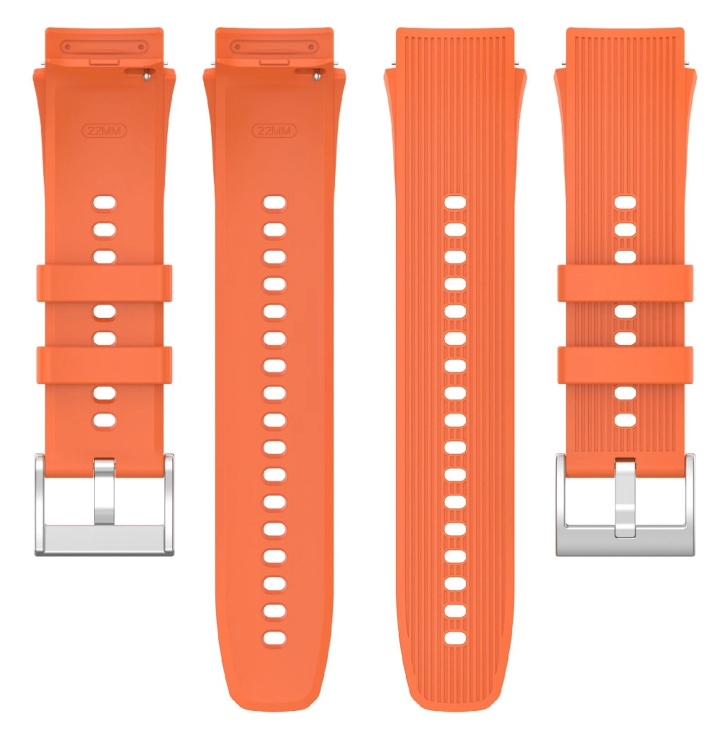 OnePlus Watch 3 / 2R / 2 Bandje Siliconen - met Gespsluiting - Zwart afbeelding 5