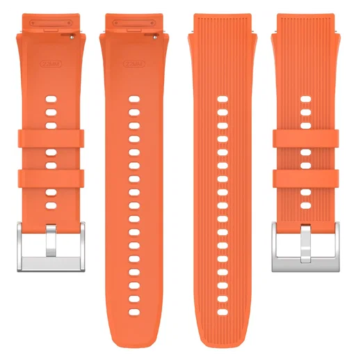 OnePlus Watch 3 / 2R / 2 Bandje Siliconen - met Gespsluiting - Zwart afbeelding 5