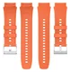 OnePlus Watch 3 / 2R / 2 Bandje Siliconen - met Gespsluiting - Zwart afbeelding 5
