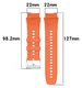 OnePlus Watch 3 / 2R / 2 Bandje Siliconen - met Gespsluiting - Zwart afbeelding 6