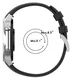 OnePlus Watch 3 / 2R / 2 Bandje Siliconen - met Gespsluiting - Zwart afbeelding 7
