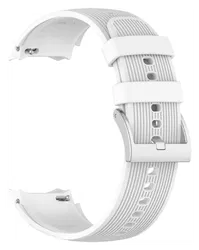 OnePlus Watch 3 / 2R / 2 Bandje Siliconen - met Gespsluiting - Wit afbeelding