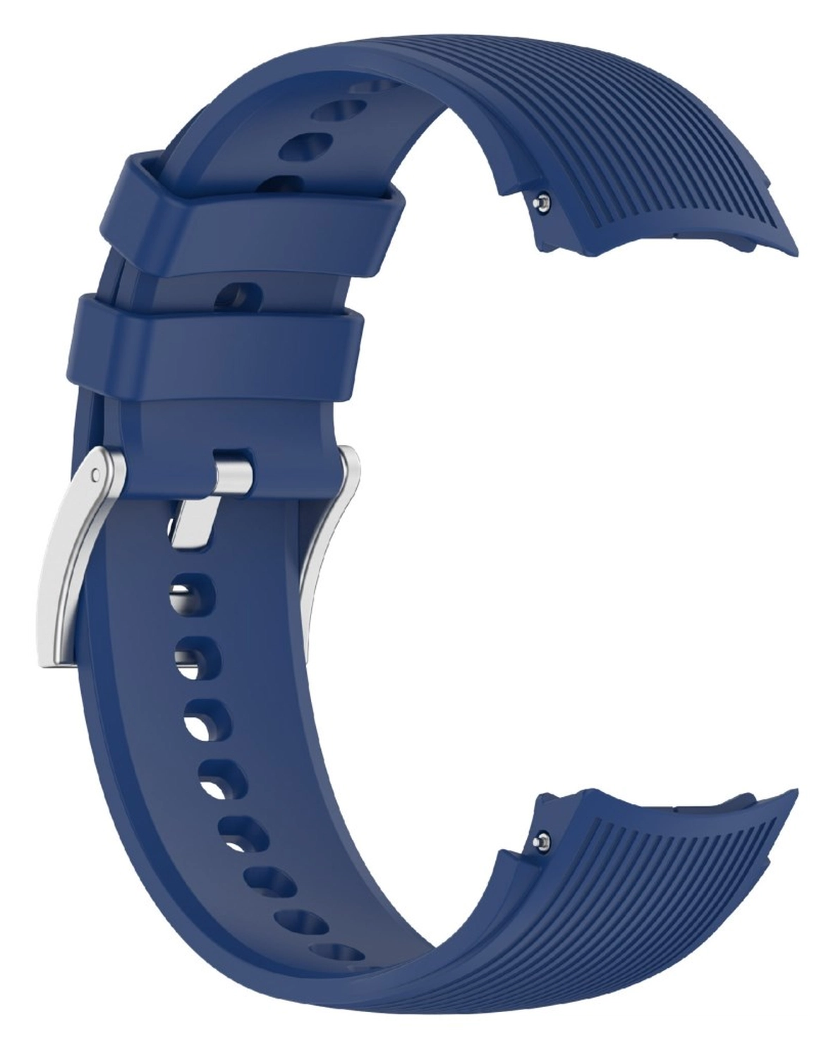 OnePlus Watch 3 / 2R / 2 Bandje Siliconen - met Gespsluiting - Blauw afbeelding 4