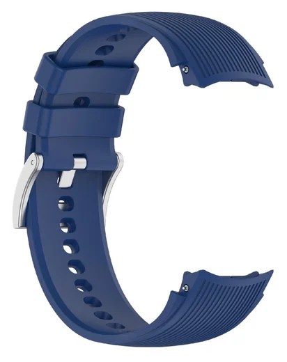 OnePlus Watch 3 / 2R / 2 Bandje Siliconen - met Gespsluiting - Blauw afbeelding 4
