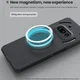 Nillkin Frosted Shield Nothing Phone (3a) Hoesje MagSafe Back Cover Zwart afbeelding 3