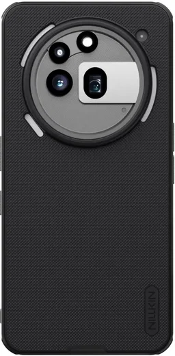 Nillkin Frosted Shield Nothing Phone (3a) Pro Hoesje MagSafe Back Cover Zwart afbeelding 1