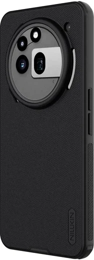 Nillkin Frosted Shield Nothing Phone (3a) Pro Hoesje MagSafe Back Cover Zwart afbeelding 2