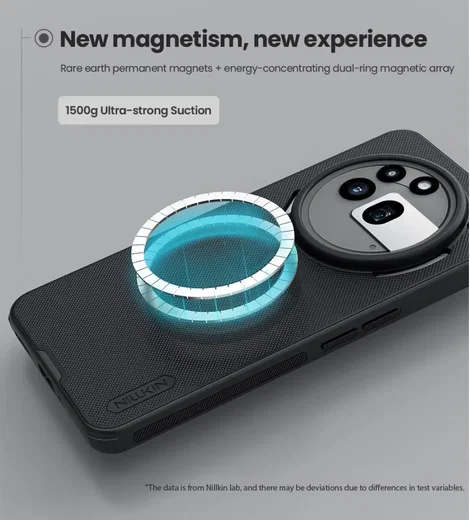 Nillkin Frosted Shield Nothing Phone (3a) Pro Hoesje MagSafe Back Cover Zwart afbeelding 3