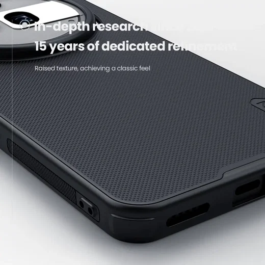 Nillkin Frosted Shield Nothing Phone (3a) Pro Hoesje MagSafe Back Cover Zwart afbeelding 6