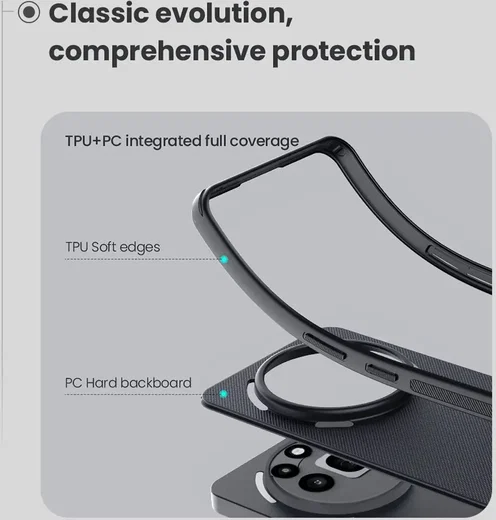 Nillkin Frosted Shield Nothing Phone (3a) Pro Hoesje MagSafe Back Cover Zwart afbeelding 7