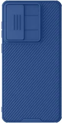 Nillkin CamShield Samsung Galaxy S25 Edge Hoesje Camera Slider Back Cover Blauw afbeelding