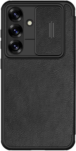 Nillkin Qin Pro Samsung Galaxy A56 Hoesje Book Case met Camera Slider Zwart afbeelding 10